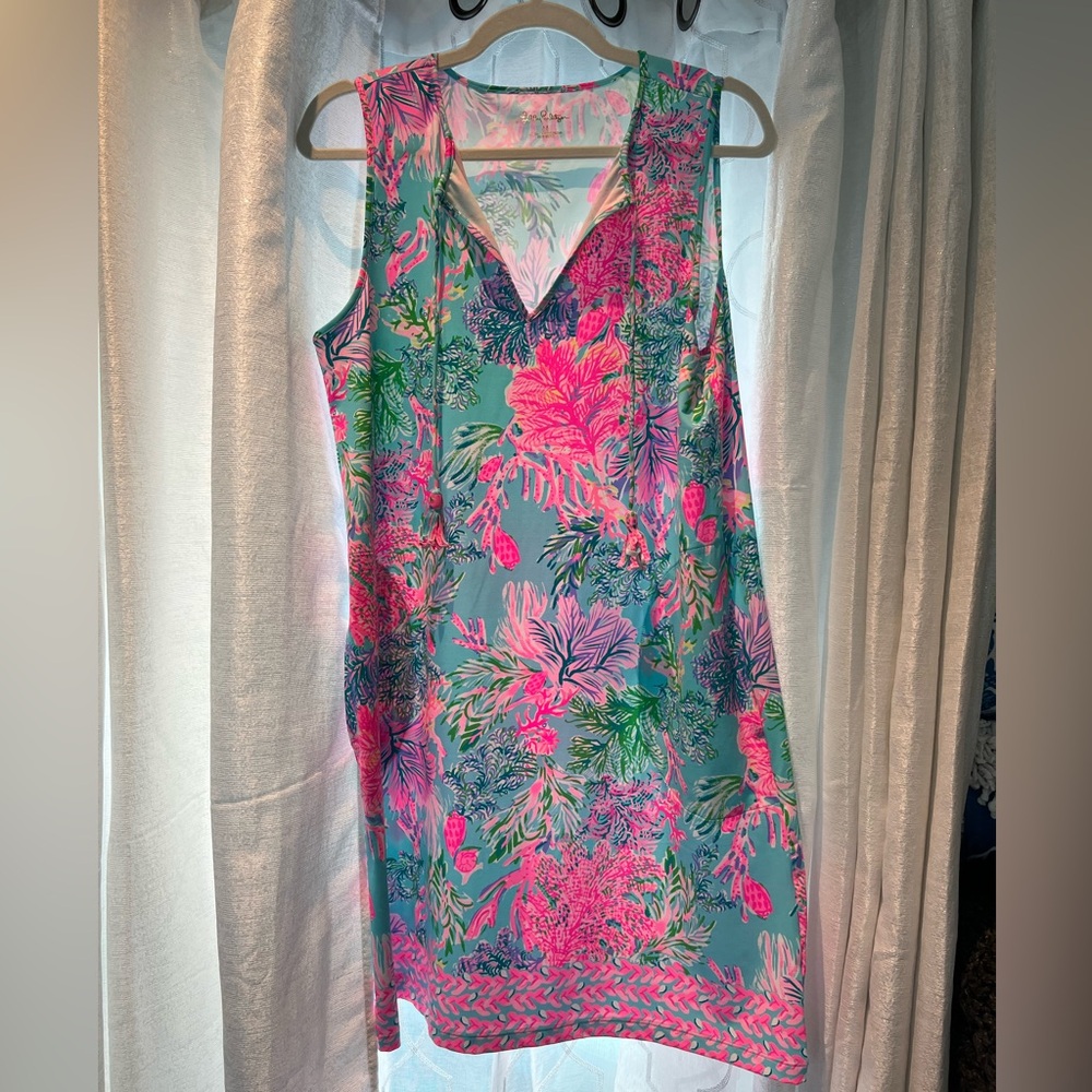 Lilly Pulitzer Dry fit Coverup Dress with Pockets